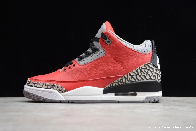 Official Maikesneakers CK5692-600 Jordan Cement Air Red 3 0817